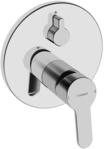 HANSA Einhebelmischer Fertigmontageset f&uuml;r Wanne/Brause HANSAPRIMO 8990 Rosette rund
