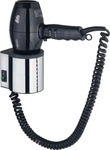 Keuco 14995170037, Keuco KE Haartrockner Plan 14995, silber-eloxiert/schwarzgrau, mit