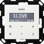 GIRA 2284 03, Gira UP-Radio RDS o.Lautsprecher System 55 Reinwei&szlig; [228403], 2284 03