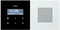 Gira UP-Radio RDS Lautsprecher Fl&auml;chenschalter Reinwei&szlig; [2280112], 2280 112