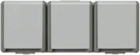 Siemens 5UB4731, Siemens DELTA fl&auml;che IP44 AP SCHUKO-Steckdose 3-fach waagerecht,