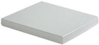 Duravit WC-Sitz 2nd floor mit SoftClose Scharniere edelstahl, wei&szlig;, 0068990000