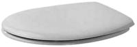 Duravit WC-Sitz ohne Absenkautomatik Scharniere edelstahl, wei&szlig;, 0064200000