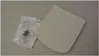 Duravit WC-Sitz DuraStyle mit SoftClose Scharniere edelstahl, wei&szlig;, 0063790000
