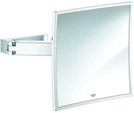GROHE Kosmetikspiegel Selection Cube 40808 Wandmontage chrom, 40808000