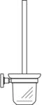 Ideal Standard B&uuml;rstengarnitur IOM aus Glas wandh&auml;ngend Chrom, A9119AA