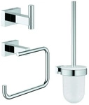 GROHE WC-Accessoire Set 3-in-1 Essentials Cube 40757_1 chrom, 40757001