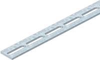 OBO Bettermann Schlitzband in St&auml;ben, 3000mm 20x3x3000mm Stahl tauchfeuerverzinkt, 3