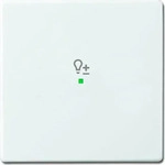 Busch-Jaeger 2CKA006220A0046, Busch-Jaeger Wippe Symbol "Dimmen" 1-fach studiowei&szlig; -