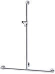 Keuco KE Duschhandlauf Plan Care 34914, mit Brausestange, verchromt, 682/1263 mm,