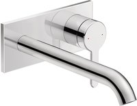 Duravit C.1 Einhebel-Waschtischmischer, UP Ausl.225mm,ohne Zugstange, Chrom HG,