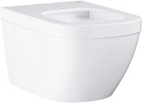 GROHE Wand-Tiefsp&uuml;l-WC Euro Keramik 39328, Abgang waagerecht, sp&uuml;lrandlos, f&uuml;r
