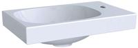 Geberit Acanto Handwaschbecken Hahnloch rechts: 40x11.5x25cm, wei&szlig;, Hahnloch=rechts,