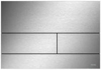TECE TECEsquare II Metall WC-Bet&auml;tigungsplatte, Edelstahl geb&uuml;rstet (mit
