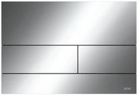 TECE TECEsquare II Metall WC-Bet&auml;tigungsplatte, Chrom gl&auml;nzend, Zweimengentechnik,