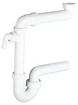 DALLMER Raumspar-Siphon 121 SL, 1 1/2" x DN 50, 040220