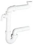 DALLMER Raumspar-Siphon 121, 1 1/2" x DN 40/DN 50, 040237