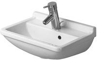 Duravit DU Handwaschbecken Starck 3 450 mm mit &Uuml;L, mit HLB, 1 HL, wei&szlig;, 0750450000