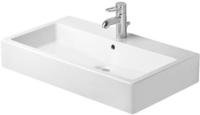 Duravit DU Waschtisch Vero 700 mm mit &Uuml;L, mit HLB, 1 HL, wei&szlig;, 0454700000
