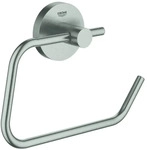 GROHE WC-Papierhalter Essentials 40689_1 ohne Deckel Metall supersteel, 40689DC1