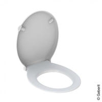Geberit Renova Comfort WC-Sitz barrierefrei, antibakteriell, Befestigung von oben: