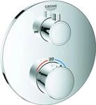 GROHE THM-Wannenbatterie Grohtherm 24077 2 Abg&auml;nge FMS f&uuml;r 36500 rund chrom,