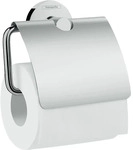 hansgrohe Logis Universal Toilettenpapierhalter mit Deckel Chrom, 41723000