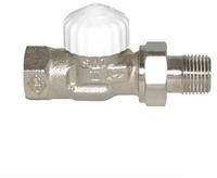 HEIMEIER Thermostat-Ventilunterteil V-exact II, Durchgang, DN 20, vernickelt,