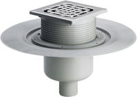 Viega Advantix-Bodenablauf Modell 4951.1 DN: 70/100 d: 75/110 H1: 190 H2: 85