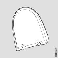 Geberit WC-Deckel f&uuml;r Geberit AquaClean 8000plus / 8000: wei&szlig;-alpin, 250.067.11.1