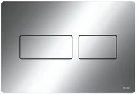 TECE TECEsolid WC-Bet&auml;tigungsplatte Chrom gl&auml;nzend f&uuml;r Zweimengentechnik, 9240431