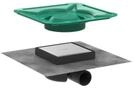 hansgrohe RainDrain Spot Komplettset Punktablauf 150/150 r&uuml;ckseitig befliesbar