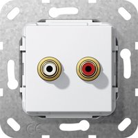 Gira C-Audio L&ouml;tanschl. Einsatz Reinwei&szlig; [563203], 5632 03