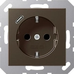 jung A 1520-18 C MO, Jung SCHUKO-Steckdose, 16 A 250 V ~, mit USB-Ladeger&auml;t, 1 x Typ