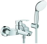 GROHE EH-Wannenbatt. Eurosmart 33302_3 Wandmontage mit Brausegarnitur chrom, 33302003