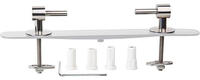 Geberit Set Scharniere f&uuml;r WC-Sitz Befestigung von oben, Edelstahl, 598138000