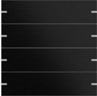 Gira Wippenset 4f Tastsens.4.95 Alum.Schwarz(elox.) [5024126], 5024 126