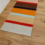 REMEMBER Teppichl&auml;ufer "Zaza" lang - 100% Baumwolle - 80 x 250 cm - Bunter
