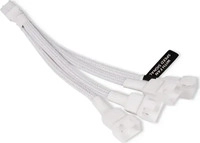Alphacool 18728, Alphacool Y-Splitter 4-Pin auf 4x 4-Pin PWM 15cm wei&szlig;,...