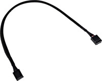 Phobya 1012290, Phobya 4Pin PWM Stecker auf Stecker - Schwarz 30cm, Grundpreis: