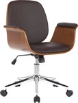 CLP 316798, CLP B&uuml;rostuhl Kemberg Kunstleder walnuss/braun