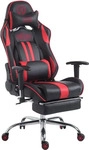 CLP 306386, CLP Racing B&uuml;rostuhl Limit V2 Kunstleder mit Fu&szlig;ablage schwarz/rot
