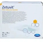 Zetuvit Plus Silicone Border Steril 10x10 cm 10 ST