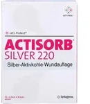 Actisorb 220 Silver 6.5x9.5 cm Steril Kompressen 10 ST