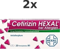 PZN-DE 01830152, Cetirizin Hexal bei Allergien 20 ST
