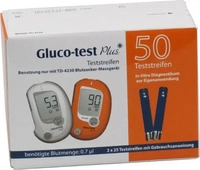 PZN-DE 07702165, Aristo Pharma Gluco-Test Plus Blutzuckerteststreifen 50 ST