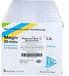 Magnesium Verla I.v. 20 Mmol/10 ml 50 ST