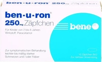 PZN-DE 00116642, bene Arzneimittel Ben-U-Ron 250mg Z&auml;pfchen 10 ST
