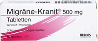 PZN-DE 03438004, HERMES Arzneimittel Migr&auml;ne-Kranit 500mg Tabletten 10 ST
