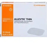 Allevyn Thin 5x6cm D&uuml;nne Wundauflage 10 ST